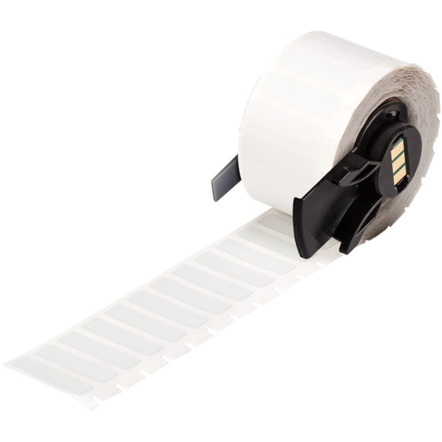 Metallised Matte Gray Polyester Labels for M610 M611 BMP61 M710 with media adapter and BMP71 with media adapter