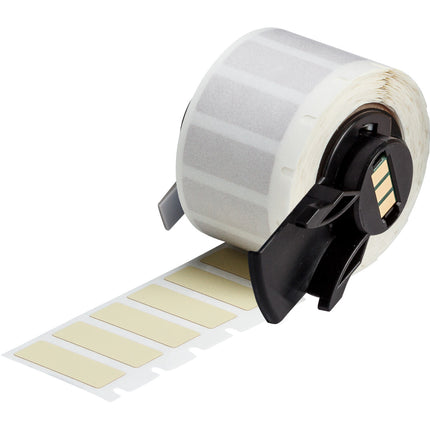 Matte Amber Ultra Heat Resistant Polyimide Labels for M610 M611 BMP61 M710 with media adapter and BMP71 with media adapter