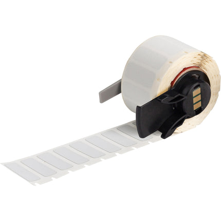 Ultra Aggressive Adhesive Metallised Matte Polyester Labels for M610 M611 BMP61 M710 with media adapter and BMP71 with media adapter