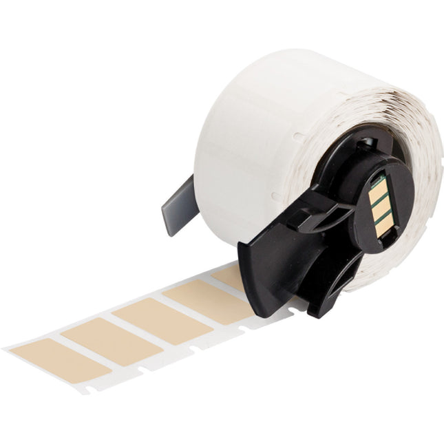 Matte Amber Ultra Heat Resistant Polyimide Labels for M610 M611 BMP61 M710 with media adapter and BMP71 with media adapter