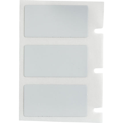 Metallised Matte Gray Polyester Labels for M610 M611 BMP61 M710 with media adapter and BMP71 with media adapter
