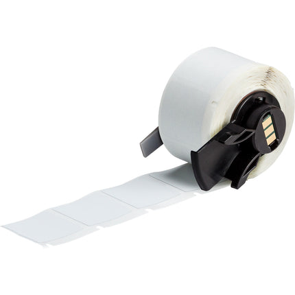 Ultra Aggressive Adhesive Metallised Matte Polyester Labels for M610 M611 BMP61 M710 with media adapter and BMP71 with media adapter