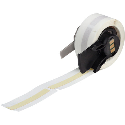 Matte Amber Ultra Heat Resistant Polyimide Labels for M610 M611 BMP61 M710 with media adapter and BMP71 with media adapter