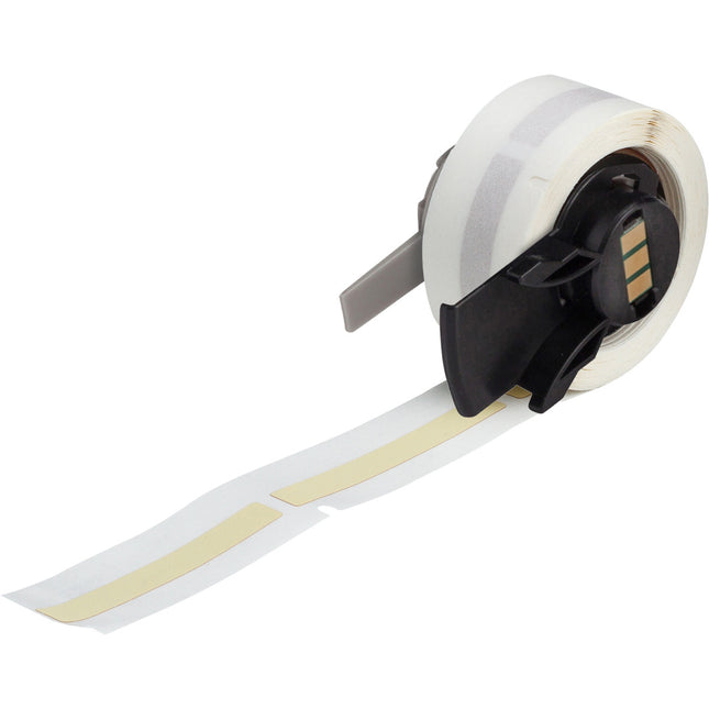 Matte Amber Ultra Heat Resistant Polyimide Labels for M610 M611 BMP61 M710 with media adapter and BMP71 with media adapter