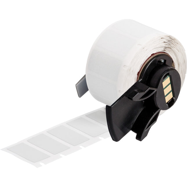 Ultra Aggressive Adhesive Metallised Matte Polyester Labels for M610 M611 BMP61 M710 with media adapter and BMP71 with media adapter