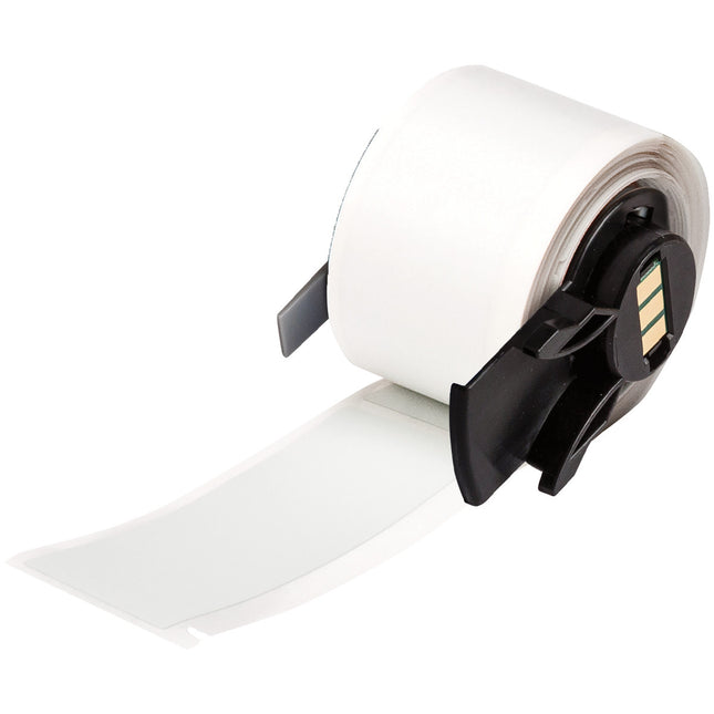 Metallised Matte Gray Polyester Labels for M610 M611 BMP61 M710 with media adapter and BMP71 with media adapter