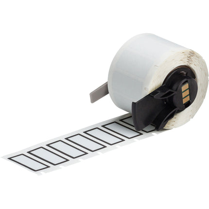 Metallised Matte Gray Polyester Labels for M610 M611 BMP61 M710 with media adapter and BMP71 with media adapter