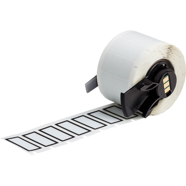 Ultra Aggressive Adhesive Metallised Matte Polyester Labels for M610 M611 BMP61 M710 with media adapter and BMP71 with media adapter