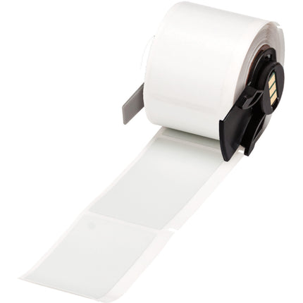 Metallised Matte Gray Polyester Labels for M610 M611 BMP61 M710 with media adapter and BMP71 with media adapter