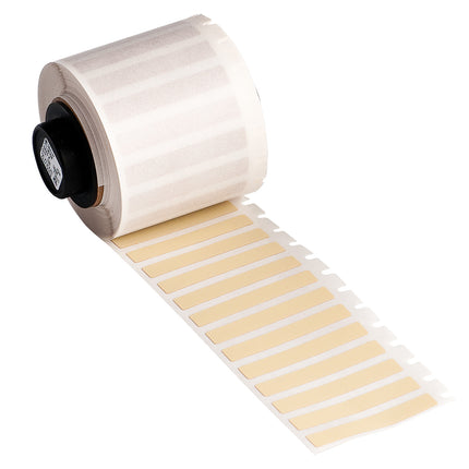 Matte Amber Ultra Heat Resistant Polyimide Labels for M610 M611 BMP61 M710 with media adapter and BMP71 with media adapter