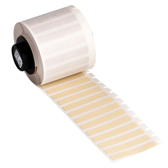 Matte Amber Ultra Heat Resistant Polyimide Labels for M610 M611 BMP61 M710 with media adapter and BMP71 with media adapter