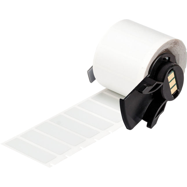 Metallised Matte Gray Polyester Labels for M610 M611 BMP61 M710 with media adapter and BMP71 with media adapter