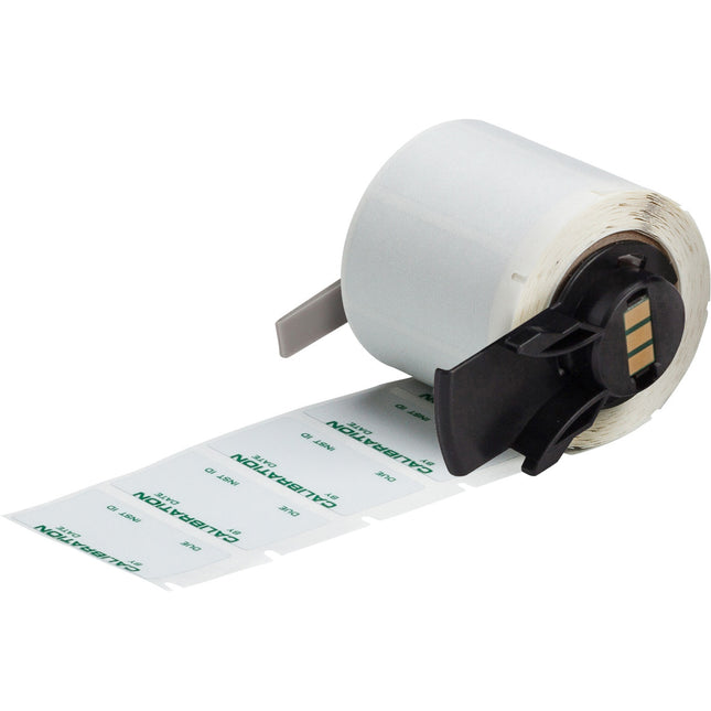 Metallised Matte Gray Polyester Labels for M610 M611 BMP61 M710 with media adapter and BMP71 with media adapter