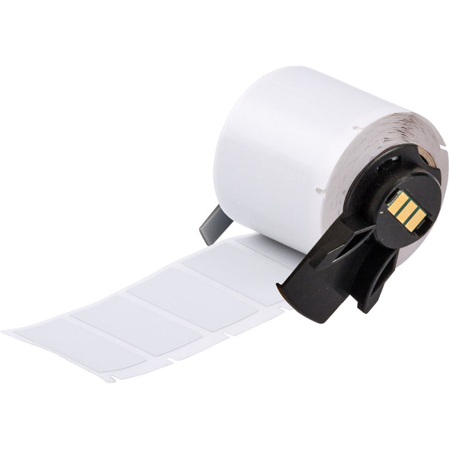 Ultra Aggressive Adhesive Metallised Matte Polyester Labels for M610 M611 BMP61 M710 with media adapter and BMP71 with media adapter