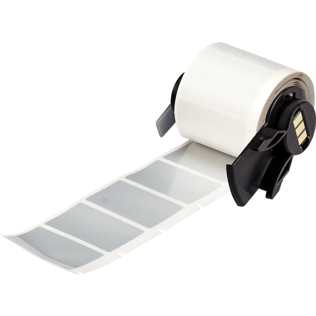 Tamper Evident Metallised Vinyl Labels for M610 M611 BMP61 M710 with media adapter and BMP71 with media adapter