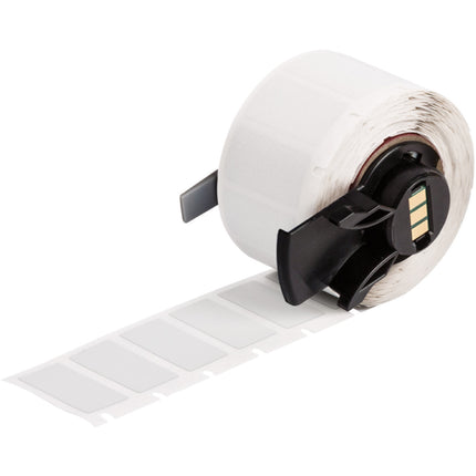 Ultra Aggressive Adhesive Metallised Matte Polyester Labels for M610 M611 BMP61 M710 with media adapter and BMP71 with media adapter