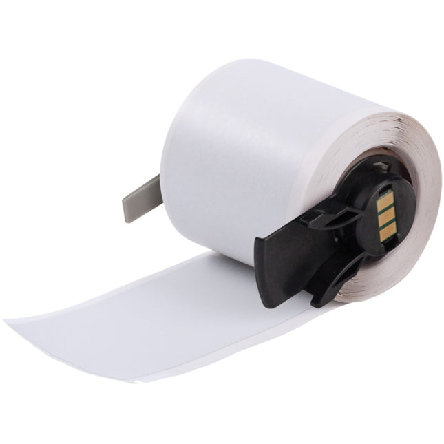 Metallised Matte Gray Polyester Labels for M610 M611 BMP61 M710 with media adapter and BMP71 with media adapter