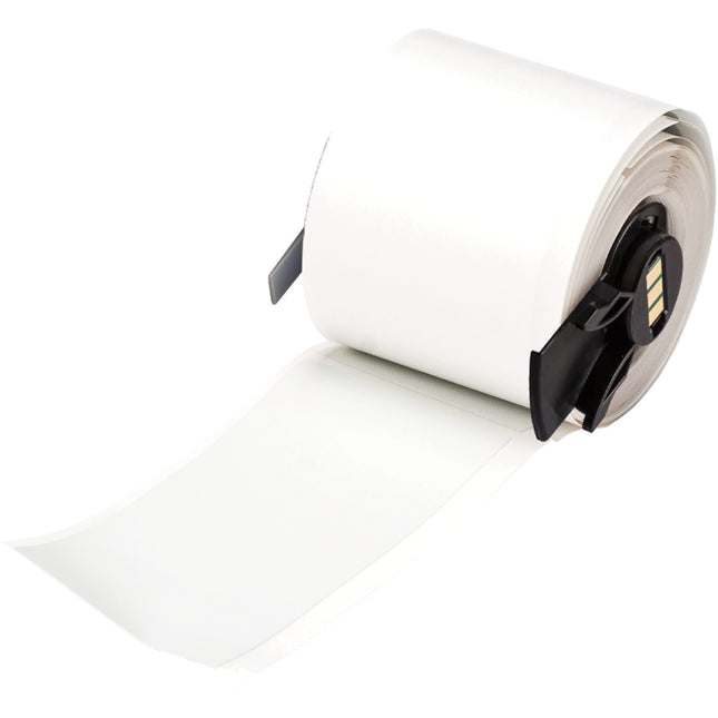Metallised Matte Gray Polyester Labels for M610 M611 BMP61 M710 with media adapter and BMP71 with media adapter
