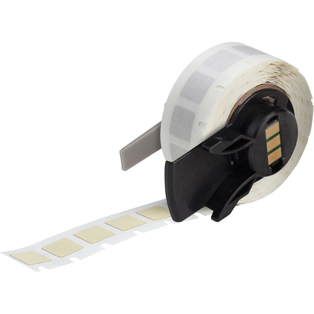 Matte Amber Ultra Heat Resistant Polyimide Labels for M610 M611 BMP61 M710 with media adapter and BMP71 with media adapter