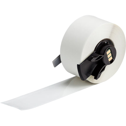 Aggressive Adhesive MultiPurpose Clear Polyester Labels for M610 M611 BMP61 M710 with media adapter and BMP71 with media adapter