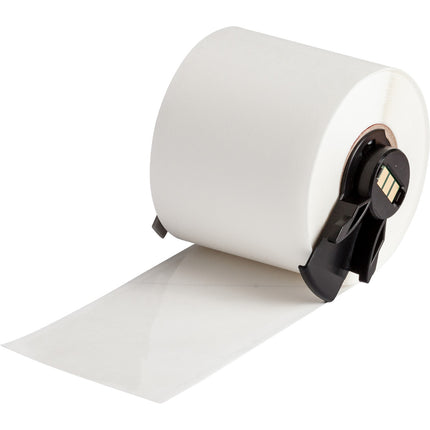 Aggressive Adhesive MultiPurpose Clear Polyester Labels for M610 M611 BMP61 M710 with media adapter and BMP71 with media adapter