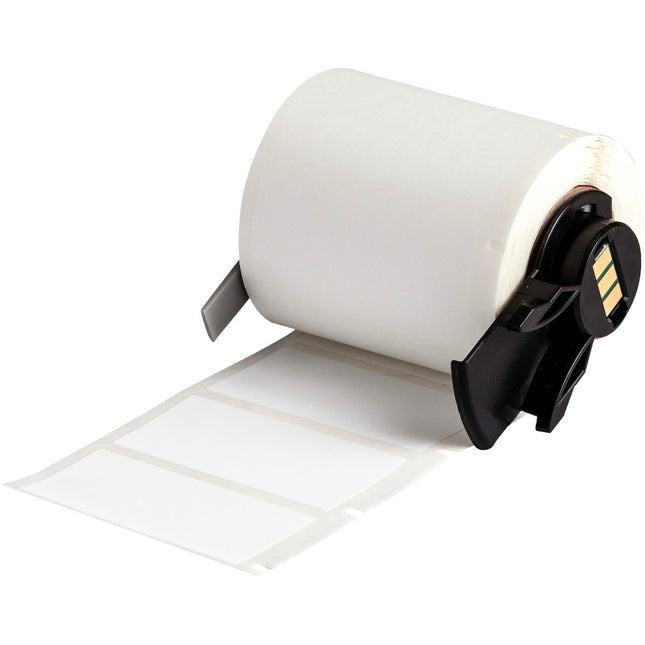 Solvent Resistant Polyester Labels for M610 M611 BMP61 M710 with media adapter and BMP71 with media adapter