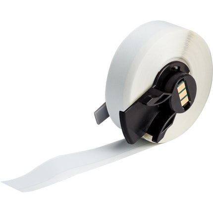 Metallised Matte Gray Polyester Labels for M610 M611 BMP61 M710 with media adapter and BMP71 with media adapter