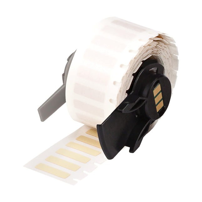 Matte Amber Ultra Heat Resistant Polyimide Labels for M610 M611 BMP61 M710 with media adapter and BMP71 with media adapter