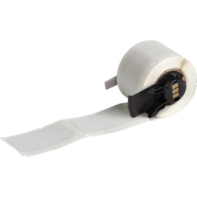 Metallised Matte Gray Polyester Labels for M610 M611 BMP61 M710 with media adapter and BMP71 with media adapter