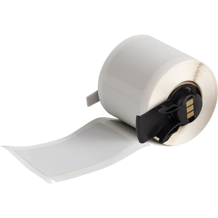 Metallised Matte Gray Polyester Labels for M610 M611 BMP61 M710 with media adapter and BMP71 with media adapter