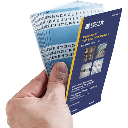 Selflaminating PrePrinted PortaPack Wire Books