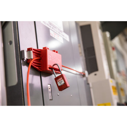 SafeKey Compact Nylon Lockout Padlocks with Alumium Shackle