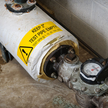 GlobalMark Continuous Indoor Outdoor Vinyl Labels