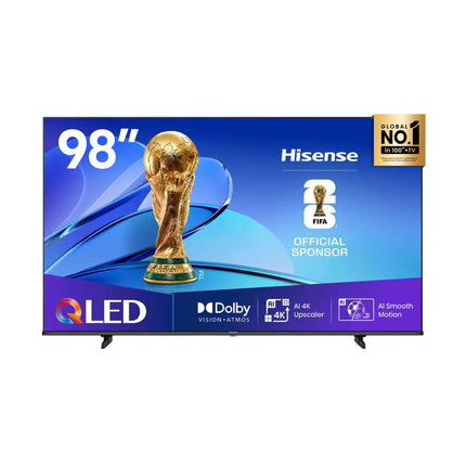 تلفزيون ذكي QLED 98 إنج 4K 144Hz بنظام VIDAA هايسنس | 98Q6Q