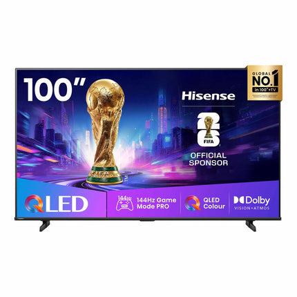 تلفزيون QLED للألعاب 100 إنج 144 هيرتز 4K هايسنس | 100Q7Q