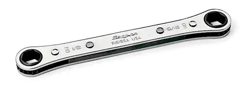 Snap-on 1/4–5/16" 6-Point SAE 0&deg; Offset Ratcheting Box Wrench | R810SC
