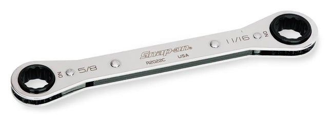 Snap-on 7/8–15/16" 12-Point SAE 0° Offset Ratcheting Box Wrench | R2830C