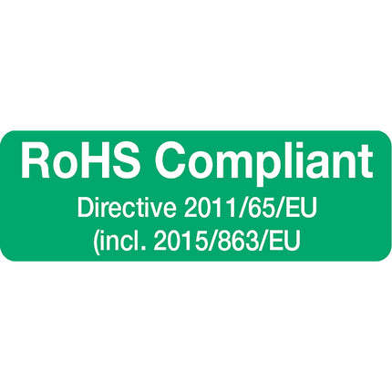 RoHS Compliant Labels Addendum
