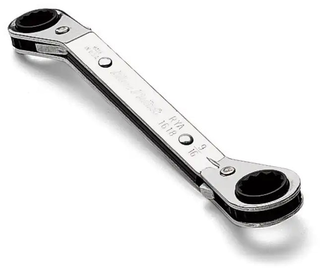 Snap-on 5/16–11/32" 12-Point SAE 25&deg; Offset Reversible Ratcheting Box Wrench (Blue-Point®) | RYA1011