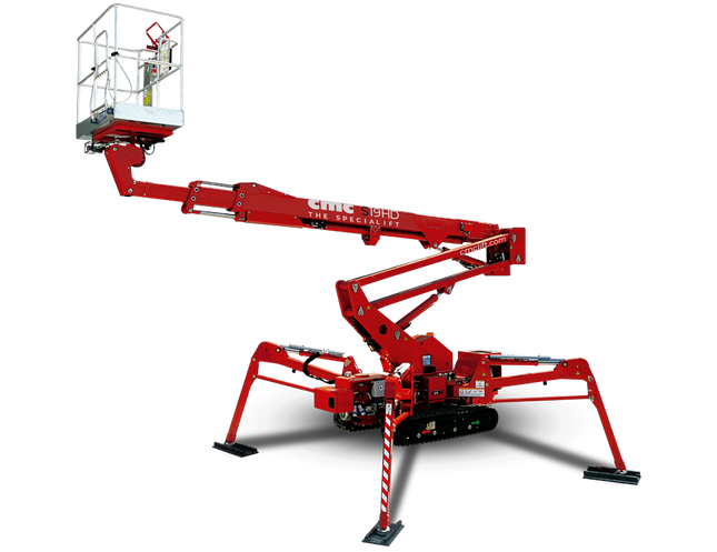 رافعة عنكبوتية هيدروليكية CMC S19HD – ارتفاع عمل 18.7 متر، بنظام بانتوغراف مزدوج