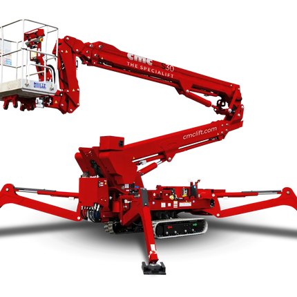 رافعة عنكبوتية هيدروليكية CMC S30 – ارتفاع عمل 30.3 متر، امتداد أفقي 15.4 متر

