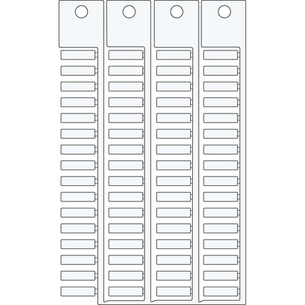 Terminal block tag WA PH EN HA 5X15