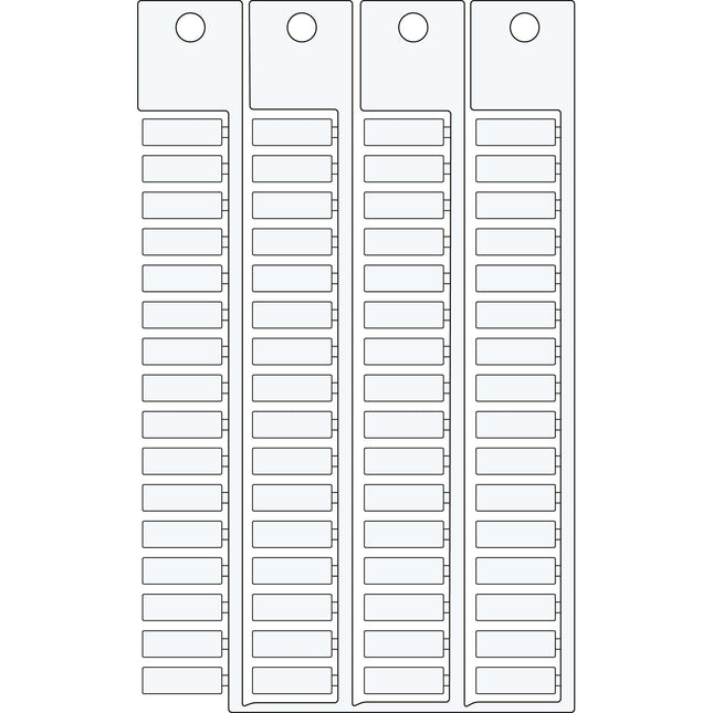 Terminal block tag WI TE 5X15