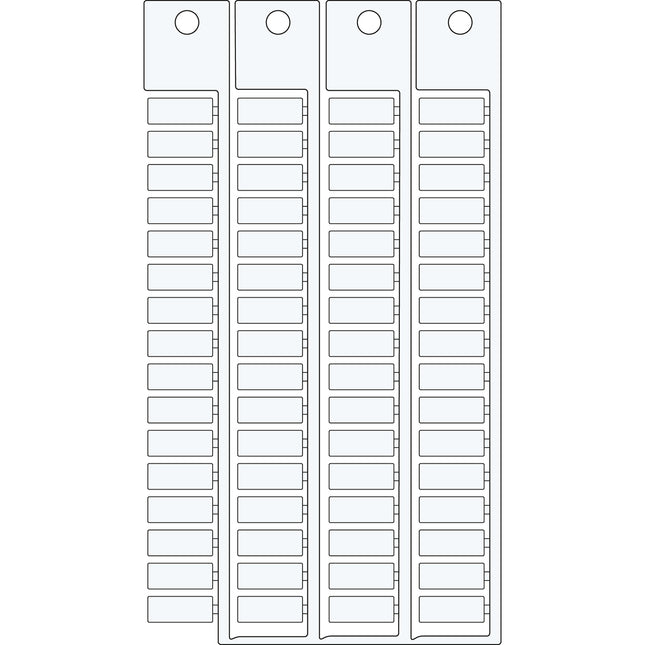 Terminal block tag WI TE 6X15