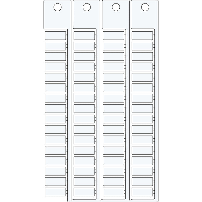 Terminal block tag WE CC LO SM1BG 6X15