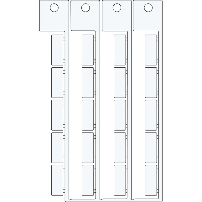 TE 8X21 component tag
