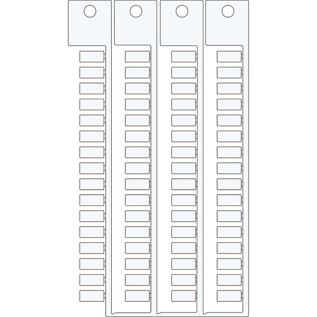 Terminal block tag LE VIKING3 WI TE SP 5X11