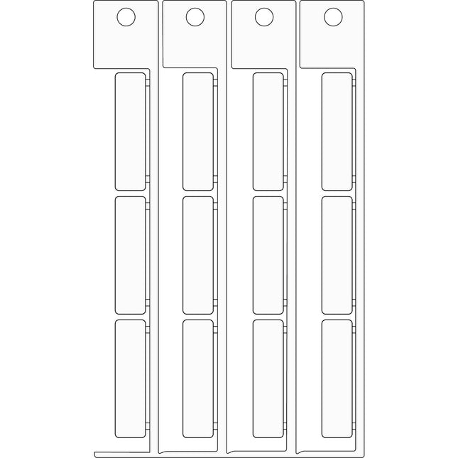 9x35mm adhesive tag