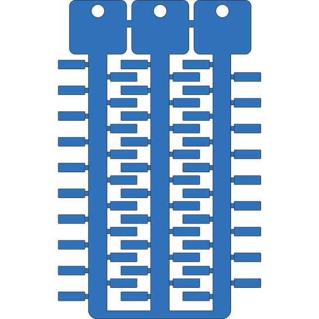 4x12mm 3tree blue ACS tag