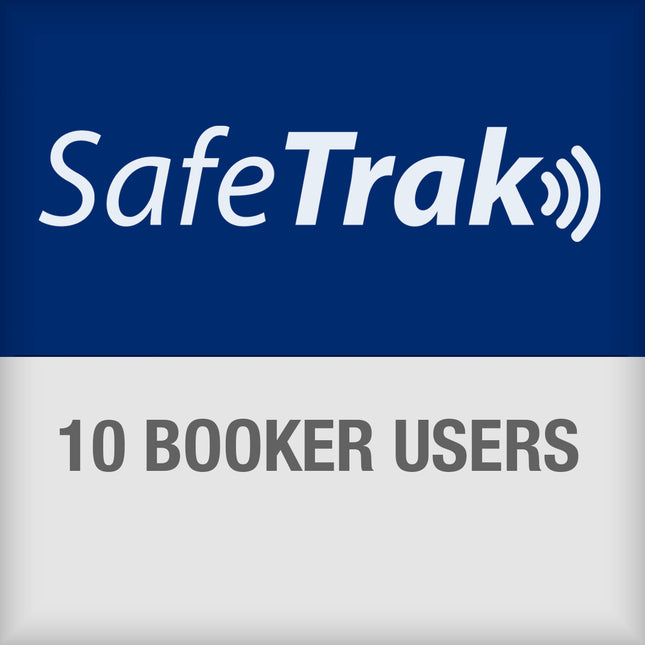 SafeTrak Pack of 10 booker users